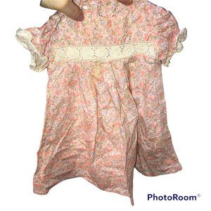 Jean Dubuis Made in France vintage BABY girls liberty-esques floral prin…